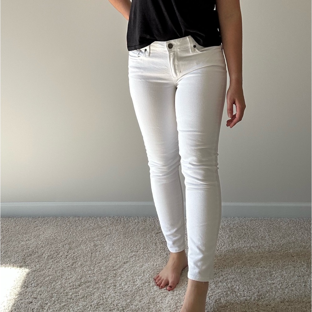 Paige denim white jeans